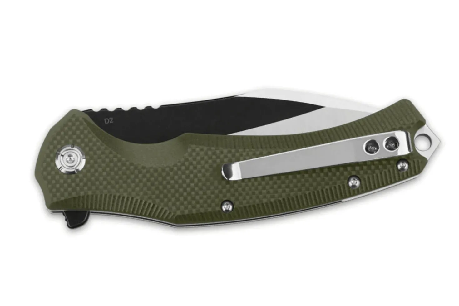 Couteau pliant QSP Snipe 121B manche en G10 vert 12cm