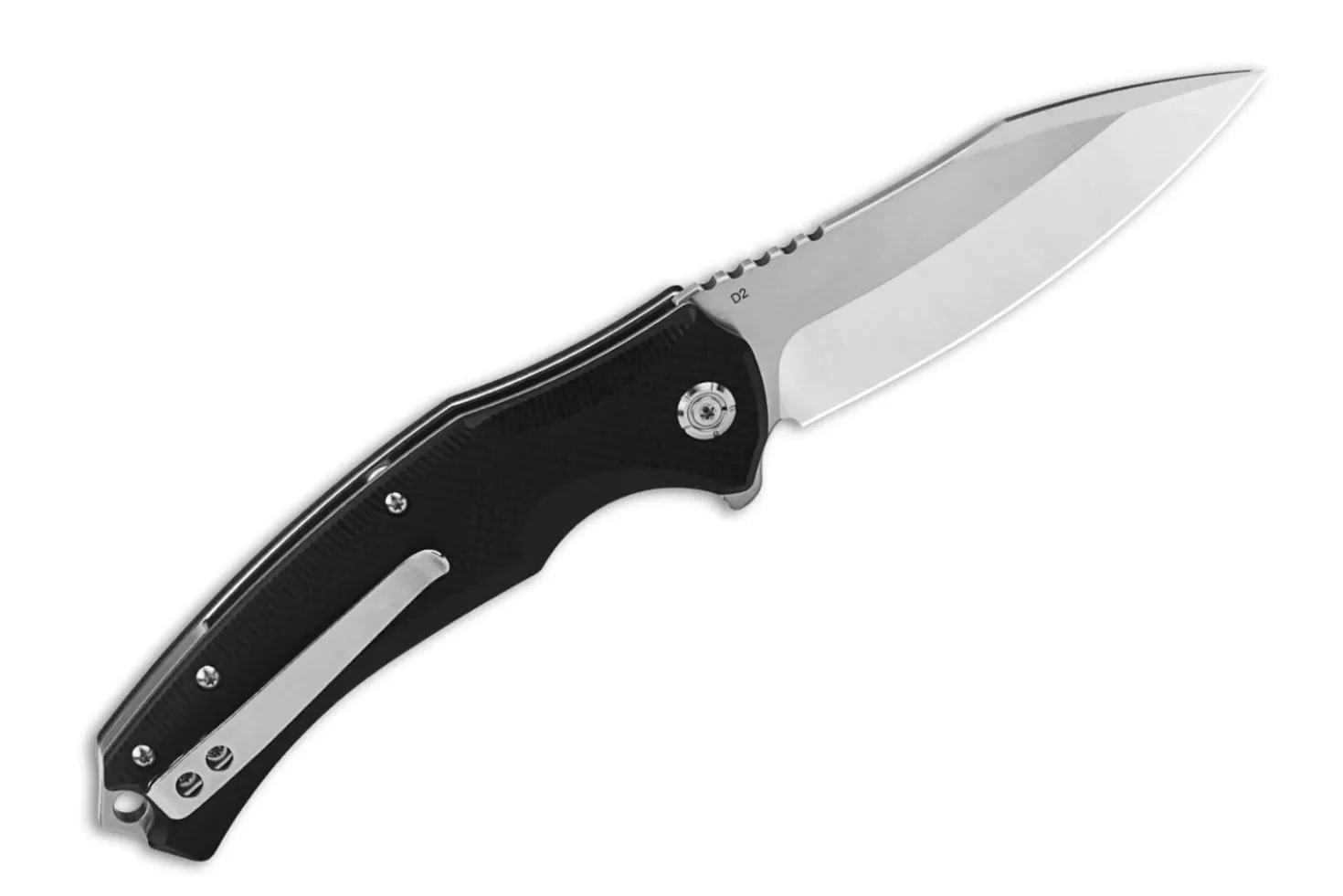 Couteau pliant QSP Snipe 121C manche G10 noir 12cm