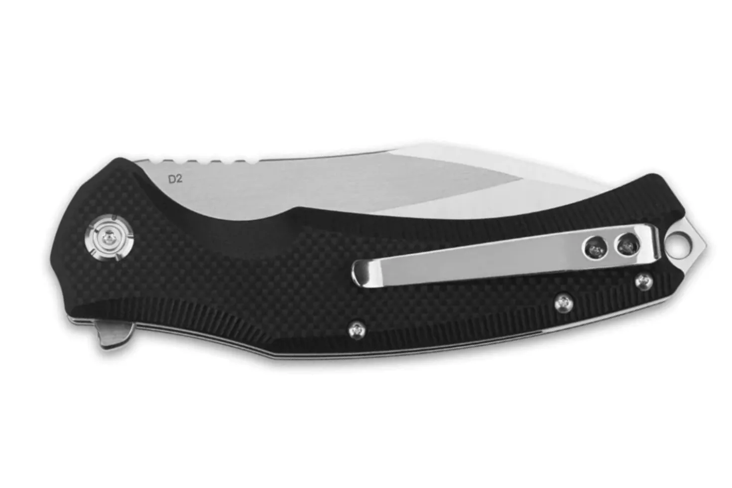 Couteau pliant QSP Snipe 121C manche G10 noir 12cm