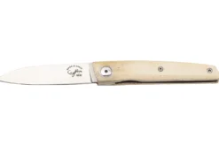 Couteau pliant Salamandra manche os blanc 9cm
