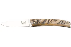 Couteau pliant Salamandra manche corne brute 9cm