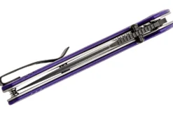 Couteau pliant Sencut Actium SA02D manche en G10 violet 11,5cm
