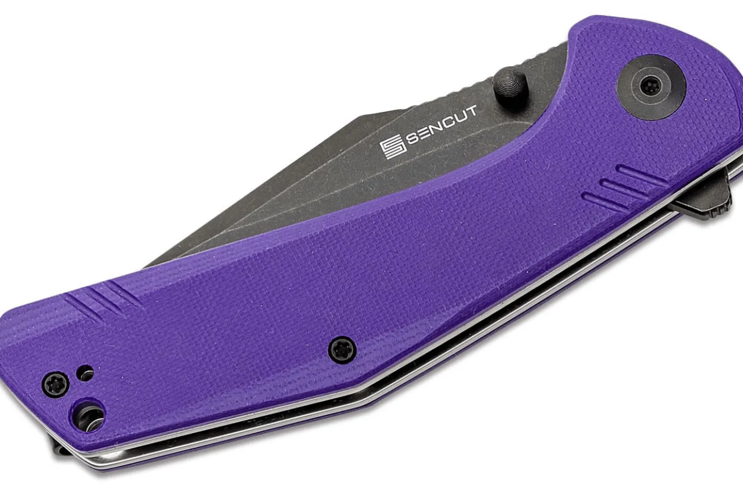 Couteau pliant Sencut Actium SA02D manche en G10 violet 11,5cm