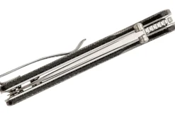 Couteau pliant Sencut Sachse S210071 manche en micarta noir 11cm