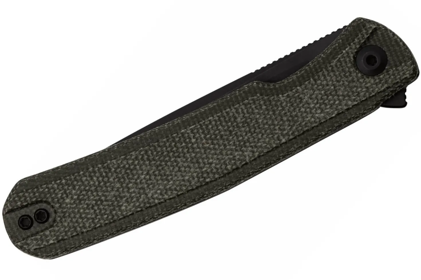 Couteau pliant Sencut Scitus S210423 manche en micarta vert foncé 11,5cm