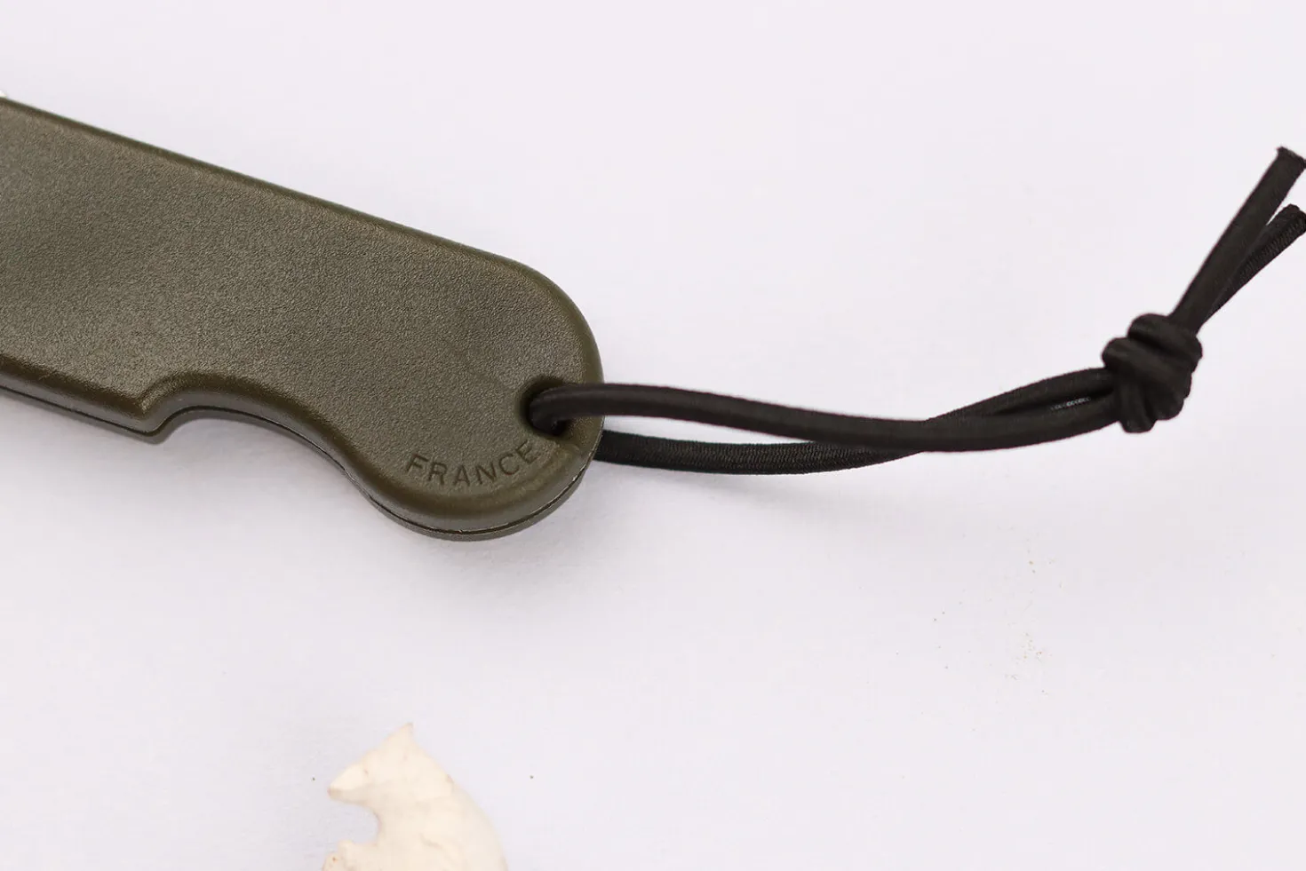 Couteau pliant Skult français éco-responsable Les 3 Graces manche vert 10cm