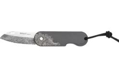 Couteau pliant Skult français éco-responsable La Vague manche gris 10cm