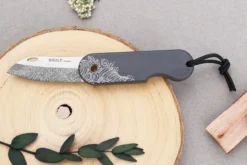 Couteau pliant Skult français éco-responsable La Vague manche gris 10cm