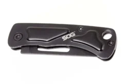 Couteau pliant SOG Centi I SGCE1002 manche en acier 5cm noir