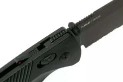 Couteau pliant SOG Flash At Blackout SGFLASHSBK manche en FRN noir 11,6cm
