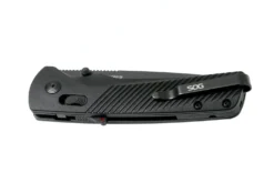Couteau pliant SOG Flash At Blackout SGFLASHBK manche en nylon/fibres de verre noir 11,6cm