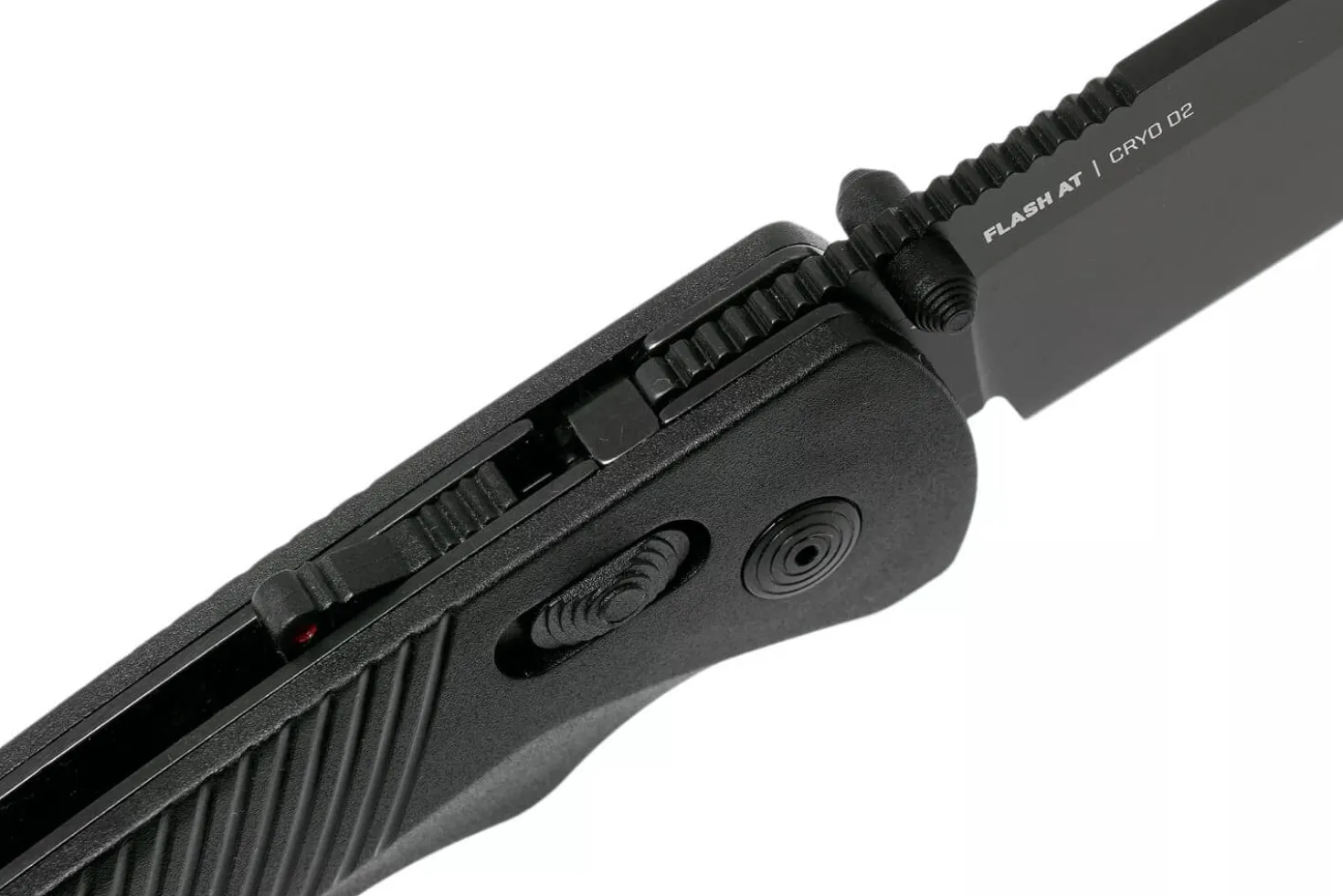 Couteau pliant SOG Flash At Blackout SGFLASHBK manche en nylon/fibres de verre noir 11,6cm