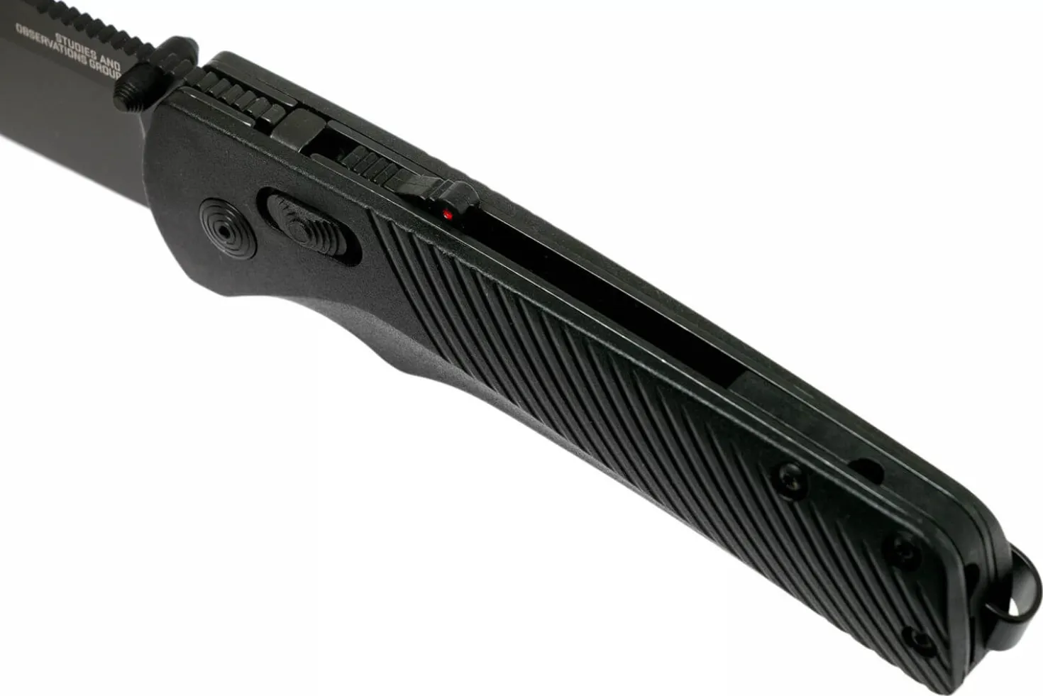 Couteau pliant SOG Flash At Blackout SGFLASHBK manche en nylon/fibres de verre noir 11,6cm