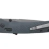 Couteau pliant SOG Flash At Grey SGFLASHSGR semi-denté manche en nylon/fibres de verre gris 11,6cm