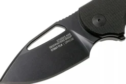 Couteau pliant SOG STOUT FLK SGSTOUTBK manche en acier inox/G10 noir 9,6cm