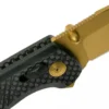 Couteau pliant SOG Terminus XR LTE GOLD SGTM1033 lame dorée manche G10/carbone 10,8cm noir