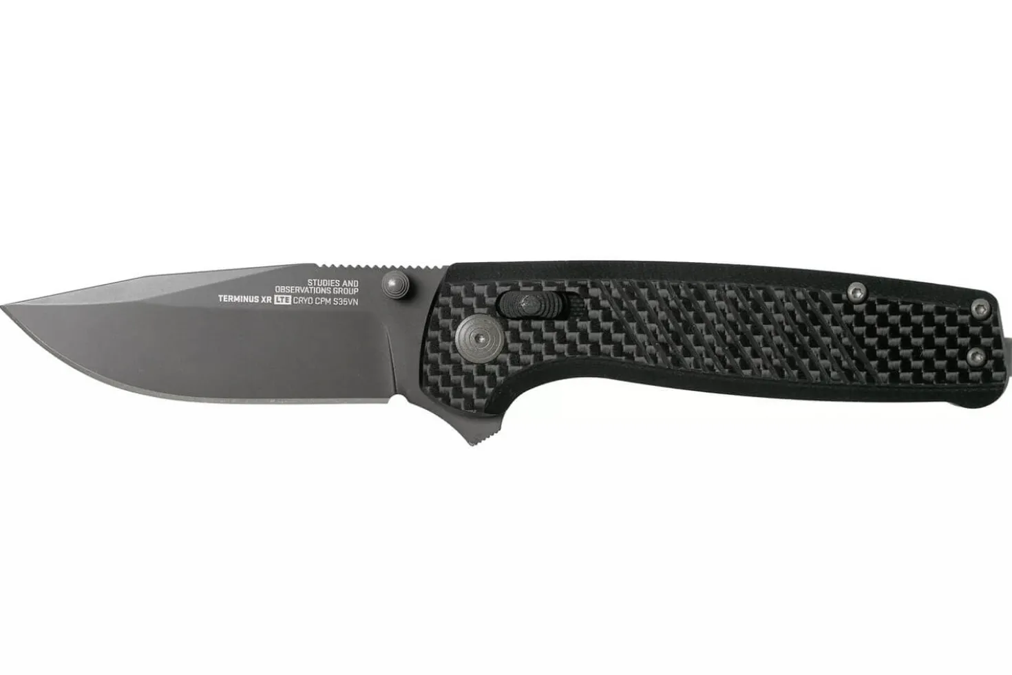 Couteau pliant SOG Terminus XR LTE SGTM1032 manche G10/carbone 10,8cm noir