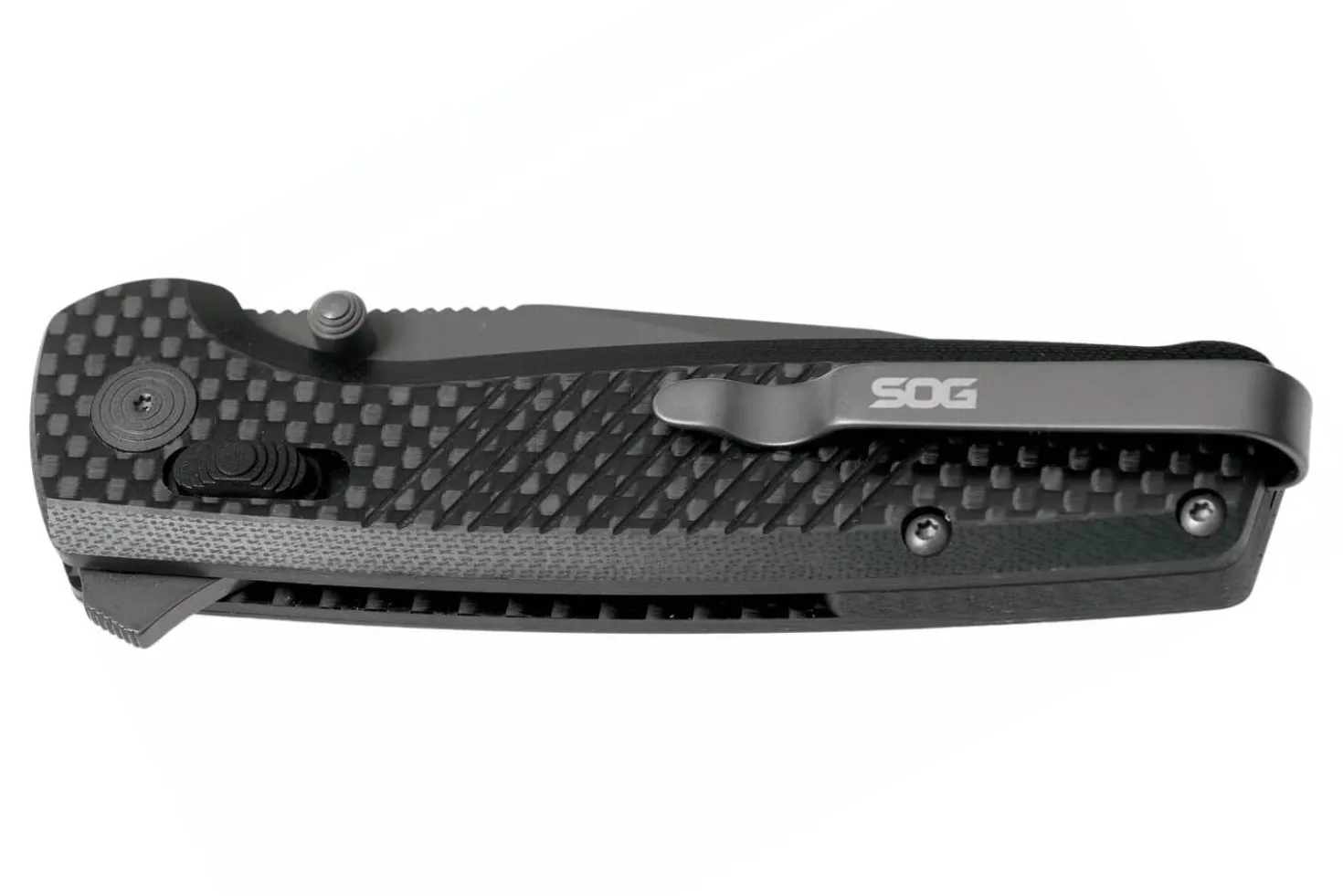 Couteau pliant SOG Terminus XR LTE SGTM1032 manche G10/carbone 10,8cm noir