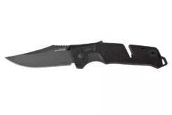 Couteau pliant SOG Trident AT SGTRIDBK manche en nylon/fibres de verre 13,5cm noir