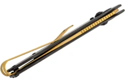 Couteau pliant SOG Ultra XR Gold SGULTRAXRGD manche en fibre de carbone noir 9,1cm