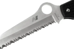 Couteau pliant Spyderco Atlantic Salt C89SBK manche en nylon/fibre de verre noir 11,7cm