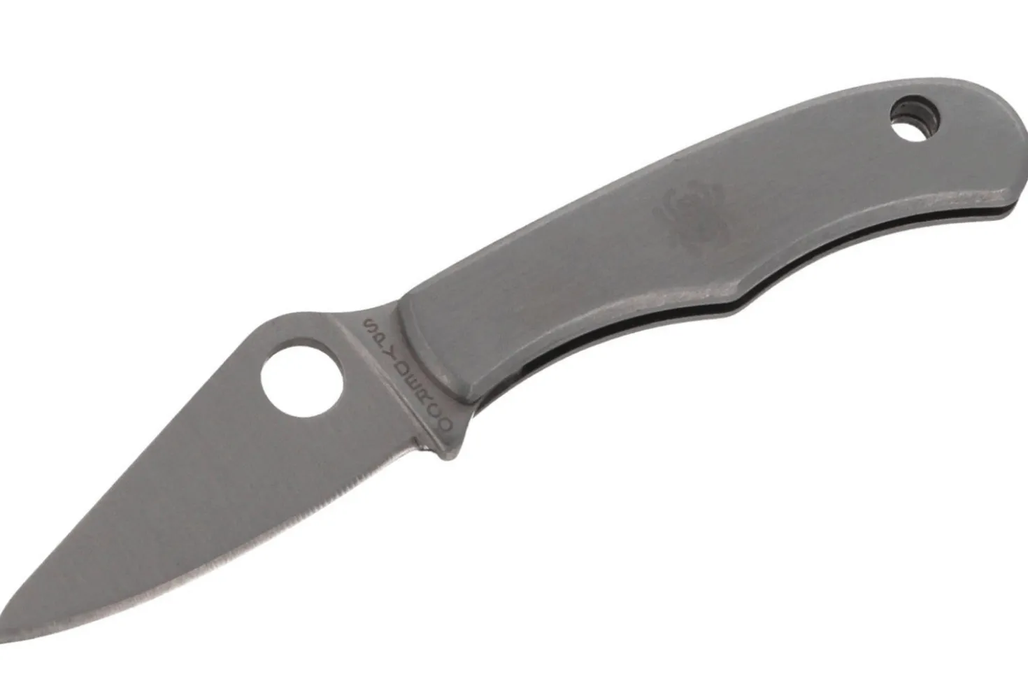 Couteau pliant Spyderco Bug C133P manche inox 4,1cm