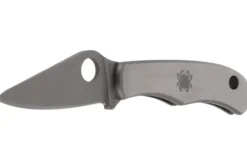 Couteau pliant Spyderco Bug C133P manche inox 4,1cm