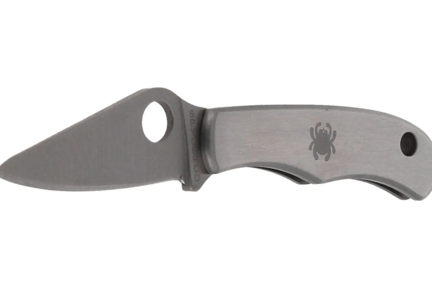 Couteau pliant Spyderco Bug C133P manche inox 4,1cm