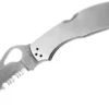 Couteau pliant Spyderco BYRD Meadowlark 2 à dents tout inox 10cm