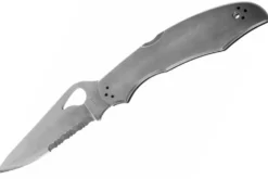 Couteau pliant Spyderco BYRD Cara Cara 2 à dents tout inox 12cm