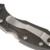 Couteau pliant Spyderco BYRD Hawkbill lame à dents manche noir 10cm
