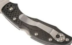 Couteau pliant Spyderco BYRD Hawkbill lame à dents manche noir 10cm