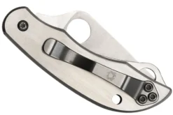 Couteau pliant Spyderco Clipitool C175P manche en acier 6,5cm + ouvre bouteille