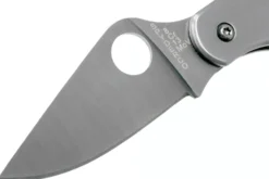 Couteau pliant Spyderco Clipitool C169P manche en acier 6,5cm + ciseau