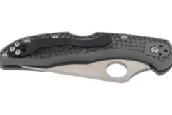 Couteau pliant Spyderco Delica 4 C11PSFG vert feuillage en nylon/fibre de verre 10,8cm