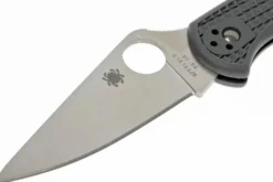 Couteau pliant Spyderco Delica 4 C11FPGY en nylon/fibre de verre gris 10,8cm