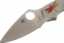 Couteau pliant Spyderco DragonFly 2 Tattoo C28PT manche en acier inox 8,1cm