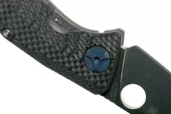 Couteau pliant Spyderco Drunken C235CFTIP manche en fibre de carbone/titane 11,7cm