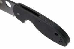 Couteau pliant Spyderco Efficient C216GPBBK manche en G10 lame noire 10,4cm