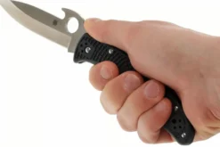 Couteau pliant Spyderco Endura 4 C10PGYW système Emerson en nylon/fibre de verre 12,6cm