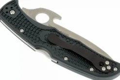 Couteau pliant Spyderco Endura 4 C10PGYW système Emerson en nylon/fibre de verre 12,6cm