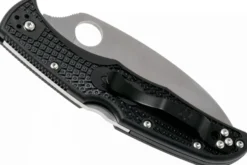 Couteau pliant Spyderco Endura 4 C10FPWCBK Wharncliffe en nylon/fibre de verre noir 12,6cm