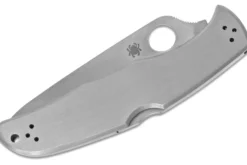 Couteau pliant Spyderco Endura 4 C10S dentelé manche inox 12,5cm