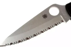 Couteau pliant Spyderco Endura 4 C10SBK double dentelure nylon/fibre de verre noir 12,6cm
