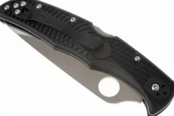 Couteau pliant Spyderco Endura 4 C10SBK double dentelure nylon/fibre de verre noir 12,6cm