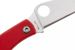 Couteau pliant Spyderco Honeybee C137GRDP manche 5,2cm en G10 rouge