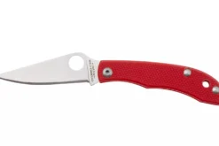 Couteau pliant Spyderco Honeybee C137GRDP manche 5,2cm en G10 rouge