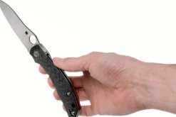 Couteau pliant Spyderco Kapara C241CFP manche en fibre de carbone noir 11,9cm