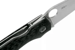 Couteau pliant Spyderco Kapara C241CFP manche en fibre de carbone noir 11,9cm