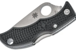 Couteau pliant Spyderco Ladybug 3 Plain Edge LBKP3 manche nylon/fibre de verre plat 6,3cm